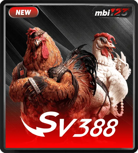 MBI123 SV388 icon featuring two dressed-up roosters standing side-by-side