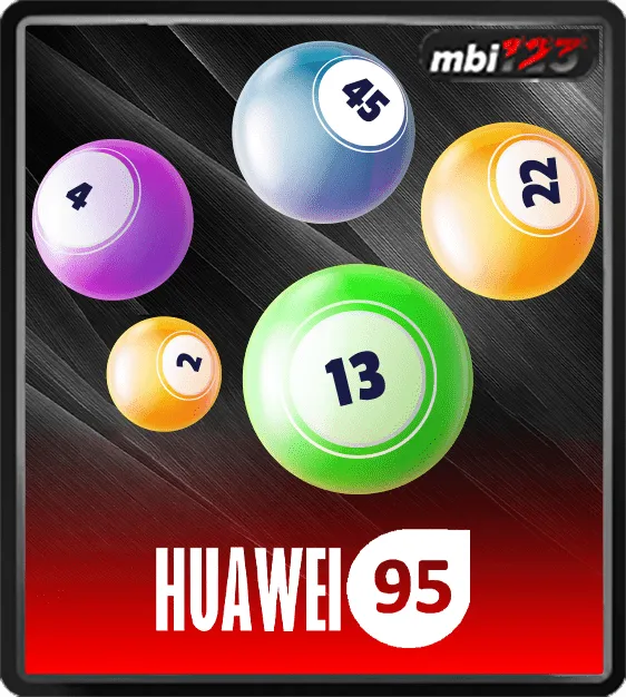 MBI123 Huawei 95 icon displaying colorful numbered lottery balls.